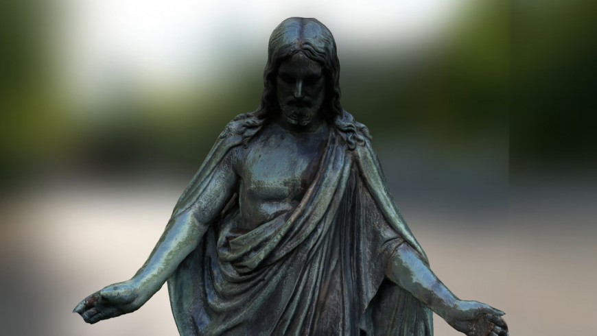 Jesus Statue - Augmented Reality - interaktive 3D Online Simulation mit TRImachine