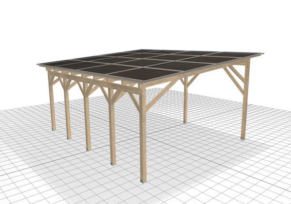 3D Konfigurator und Aufbauanleitung - Carport